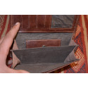  Leather & kilim wallet