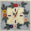 Mosaic wall clock