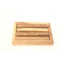 Protoboard de madera de olivo (pequeño)