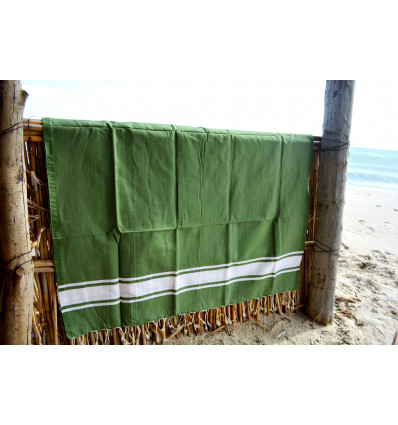 Turkish fouta towel green 