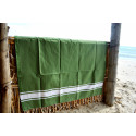 Turkish fouta towel green 