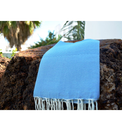 Hammam bath towels blue