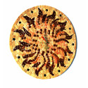 Reloj de pared de mosaico: D 35 cm