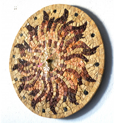 Mosaico orologio da parete: D 35 cm