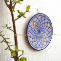 Decorative pottery wall plate