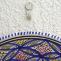 Decorative pottery wall plate