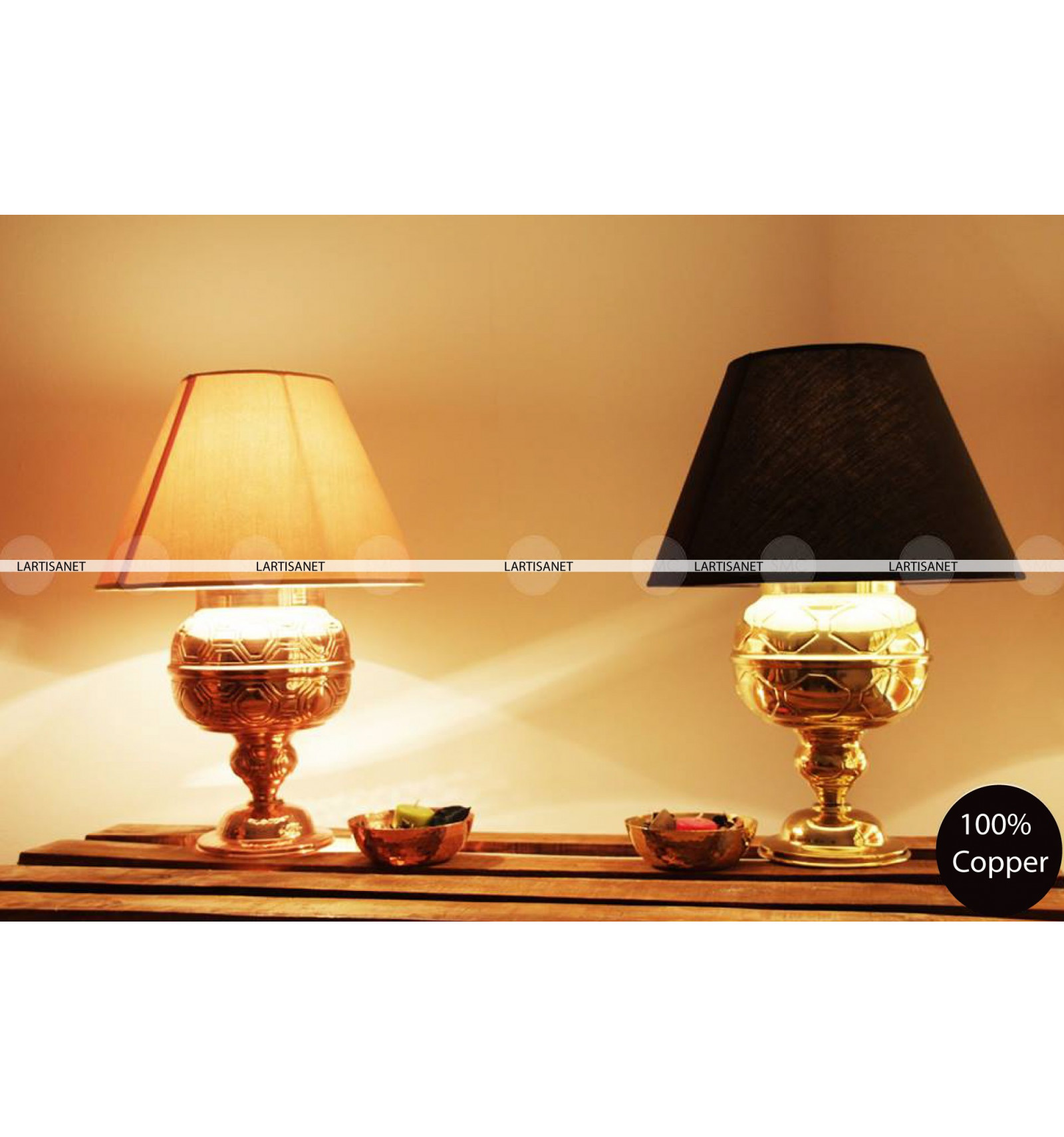 Lampe de table rétro 18 cm Para