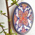 Decorative pottery wall plate