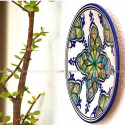 Decorative pottery wall plate