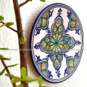 Decorative pottery wall plate