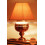 Lampe de table Baroque en cuivre