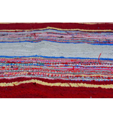 Handmade braided rag rug
