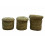 Wicker Handwoven Storage Baskets
