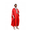 Traditionnelle et authentique Jebba tunisienne pour Homme - rouge clair