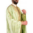 Jebba tunisienne pour homme - vert anis