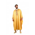 Jebba nord africaine traditionnelle pour homme - Jaune