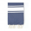 Soft Striped Towel with Fringes
