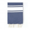 Fouta plate bleu jeans