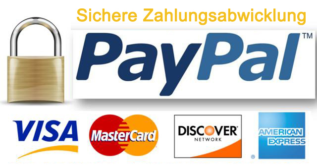 Sichere Bezahlung per Paypal